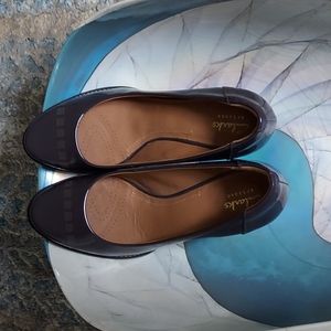 Clarks Artisan Patent Leather High Heeled Pumps